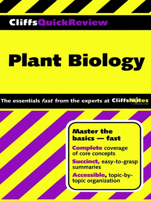 Title details for CliffsQuickReview Plant Biology by Patricia J. Rand - Available